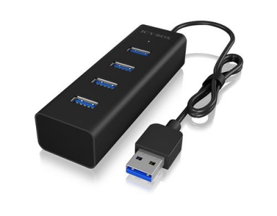 ICY BOX IB-HUB1409-U3, 4x USB3.0 Hub, TypeA