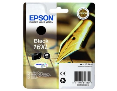 Tinte Epson C13T16314012 XL, schwarz, 500 S