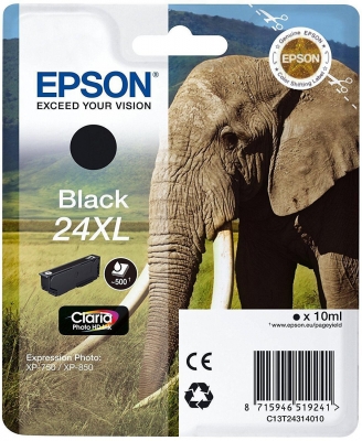 Tinte Epson C13T24314012, Nr. 24XL, schwarz