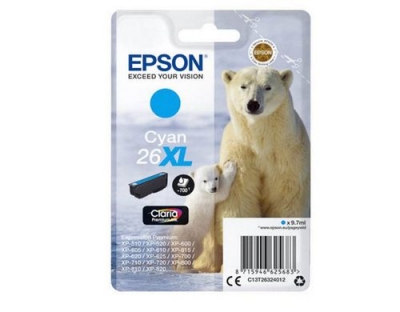 Tinte Epson C13T26324012 XL, cyan, 9.7ml