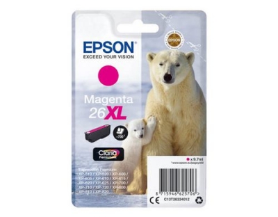 Tinte Epson C13T26334012 XL, magenta, 9.7ml