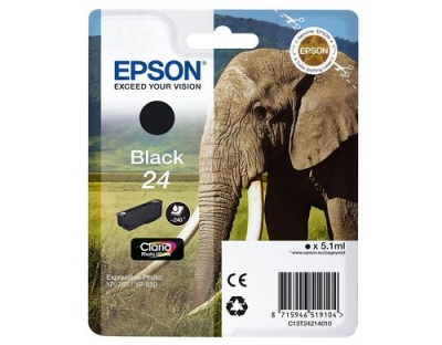 Tinte Epson C13T24214012 Nr.24, schwarz