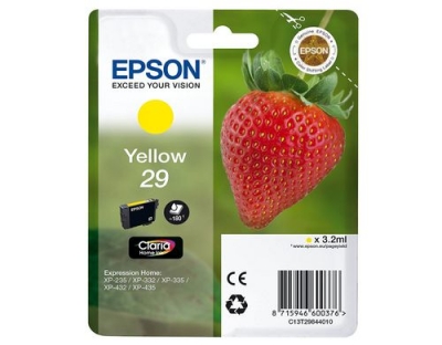 Tinte Epson C13T29844012, yellow, 180 S