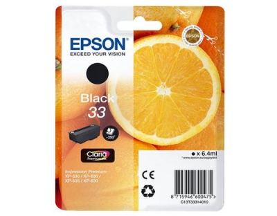 Tinte Epson C13T33314012, black, 250 S