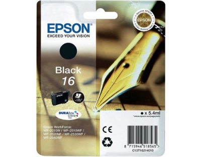 Tinte Epson C13T16214012 black 16 DURABrite