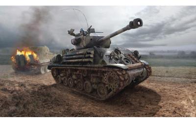 Italeri M4A3E8 Sherman