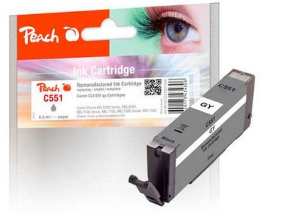 Peach Tinte Canon CLI-551 grau