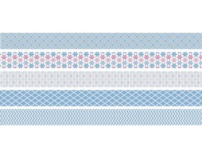 Heyda Washi Tape Pastell mini hellblau