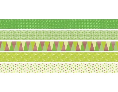 Heyda Washi Tape Triangle lime
