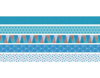 Heyda Washi Tape Triangle azur