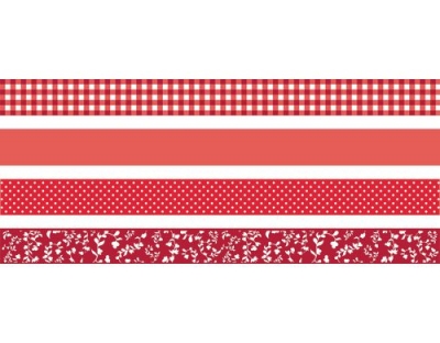 Heyda Washi Tape Colour Code red