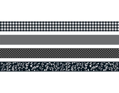 Heyda Washi Tape Colour Code onyx
