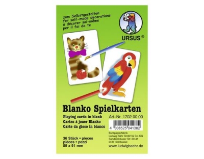 URSUS Blanko Spielkarten