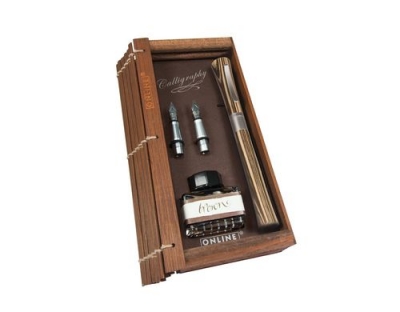 Online Kalligrafie Set Newood in Bamboo Box