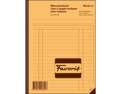 Favorit Mehrzweckbuch 50x2 Blatt