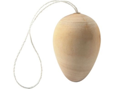 Creativ Company Holz Eier mi Aufhängeschnur