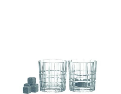 Leonardo Whiskybecher 2er Set+ 8 Eiswürfeln