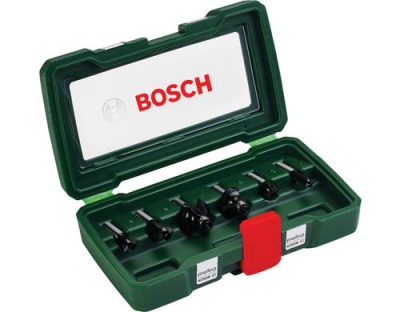 BOSCH HM-Fräser-Set 6-teilig (8 mm Schaft)