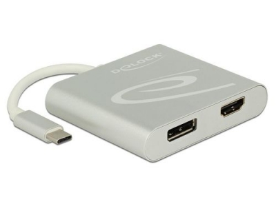 Monitor Splitter USB Typ-C zu HDMI & DP