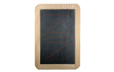 Jasstafel, Schiefer Z/Z, 120x195mm
