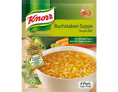 KNORR Buchstabensuppe