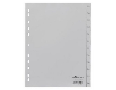 Durable Register A4 jan-dez Hoch 12-tlg.
