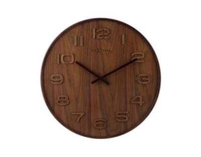 NexTime Wanduhr Wood Wood Big