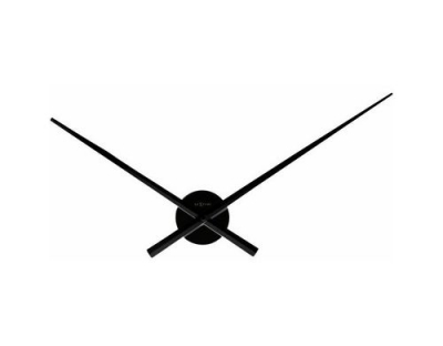 NexTime Wanduhr Hands Schwarz 70cm