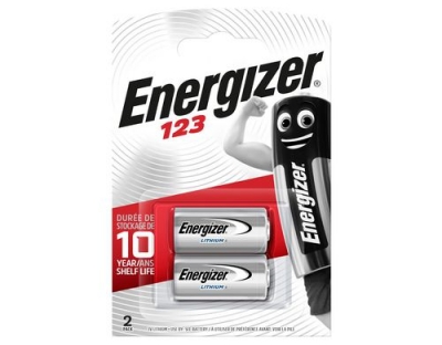 ENERGIZER Knopfzelle 123 2 Stück