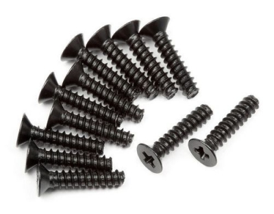 TP. FLAT HEAD SCREW M2.6x12mm (12pcs)