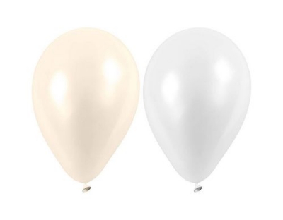 Creativ Company Ballons Set weiss perlmutt