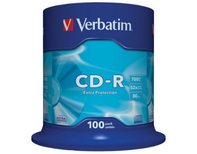 Verbatim CD-R 52x 80Min/700MB 100er Spindel