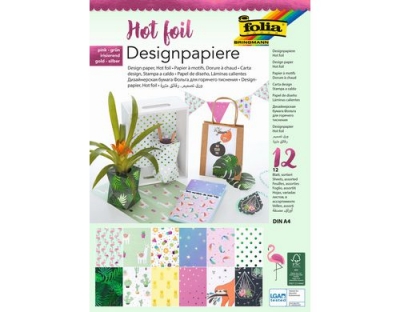 Folia Designpapier Hot foil II A4