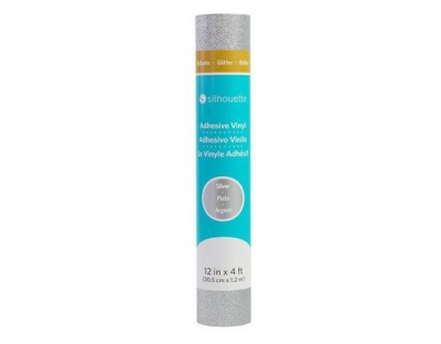 Silhouette Glitter Vinyl silber