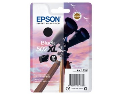 Tinte Epson 502XL / T02W14010 black, 9.2ml