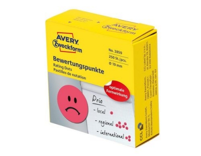 Avery Zweckform Bewertungspunkte Gesicht