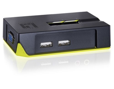 LevelOne KVM-0222: 2Port Kabel-KVM-Switch