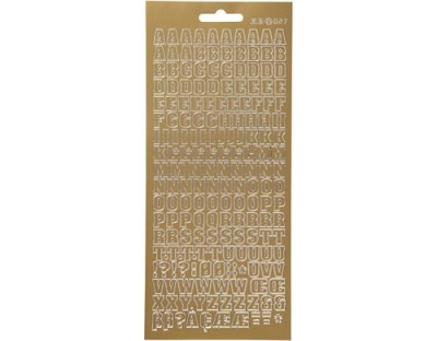 Creativ Company Sticker Buchstaben gold