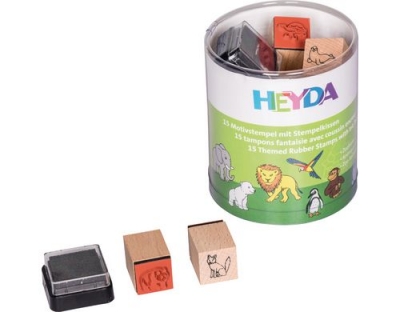 Heyda Stempeldose Zootiere