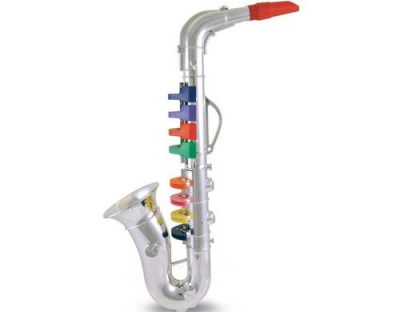 Bontempi Saxophon mit 8 farbigen Tasten