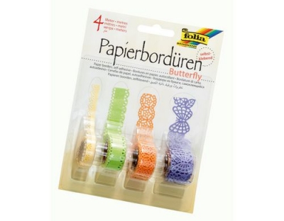 Folia Papierbordüren Butterfly