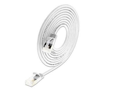Slim Wirewin Patchkabel: U/FTP, 1.5m, weiss