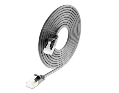 Slim Wirewin Patchkabel: U/FTP,1.5m,schwarz
