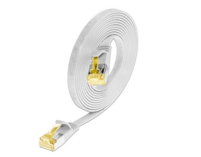 Slim Wirewin Patchkabel: U/FTP, 1.5m, weiss
