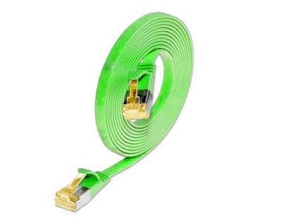 Slim Wirewin Patchkabel: U/FTP, 7.0m, grün