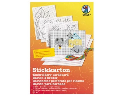 URSUS Stickkarton mit Motiv 300 g/m2
