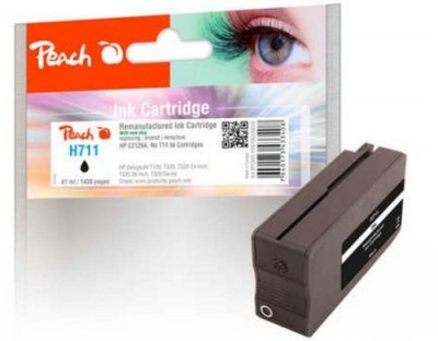 Peach Tinte HP CZ129A, No 711, black