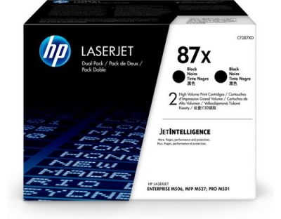 HP Toner 87X - Black 2er-Pack (CF287XD)