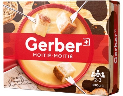 Fondue Gerber moitié-moitié