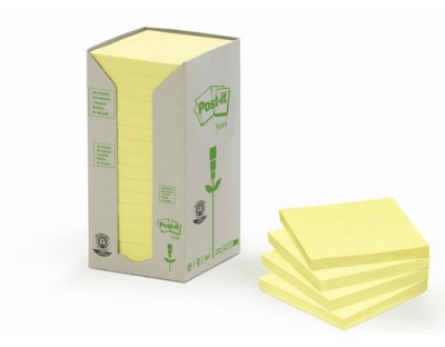 3M Post-it Green Notes Turm, gelb